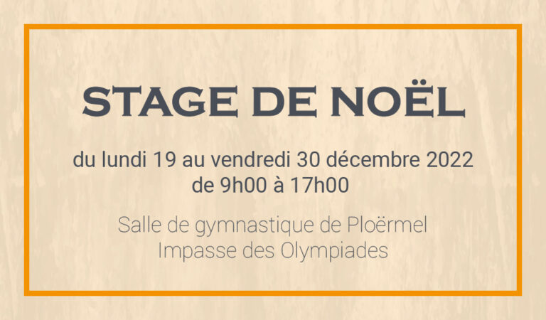 Lire la suite à propos de l’article Stage de Noël 2022